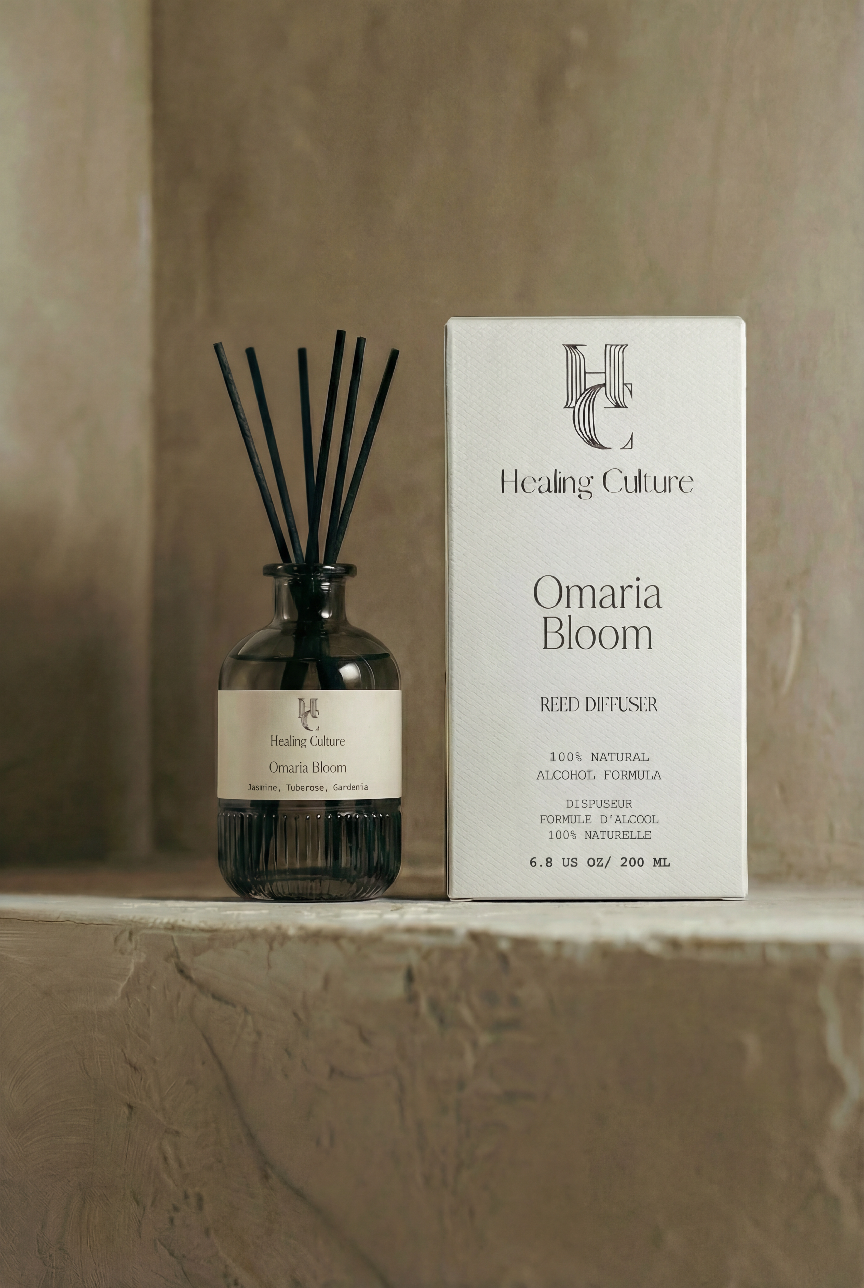 Omaria Bloom | Floral, Non-Toxic Reed Diffuser | Healing Culture